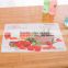 Hot selling eco-friendly kitchen advertising colorful promoting custom printed placemats