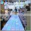 DMX full color interactive led dance floor/portable led dance floors for sale