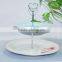 China factory cheap wholesale porcelain 2/3 tier cake stands