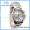 Custom design ladies bracelet watch with free logo printed