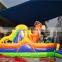 2016 new design inflatable obstacle course with slide equipment for children and adult for sale