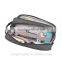 Universal Charger Carry Case / Electronics Accessories Travel Organizer Bag (Medium, Grey)