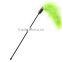 Teaser Wand Cat and Kitten Toy Pet Stick Colorful Feather