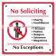 Warnging sign Adhesive Sticker