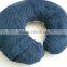 Navy Chevon Pirnt Minky Slip Cover For Boppy Pillow