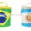USA, UK, Brazil, Argentina national flag and animal printing lunch bag