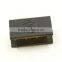 custom logo wide coated metal belt end tip clip
