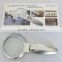 Handheld lighted magnifying glass/led illuminated magnifier