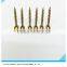 All Size Yellow Zinc Galvanized screws Pozidriv head Fine thread Drywall screws