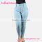 Drop Shipping Sky Blue Ladies Jeans Stylish Pants