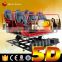 Large carrying capacity trailer moving 3d/4d/5d/6d cinema theater movie mo