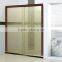 Wired Glass Bathroom Sliding Shower Door