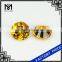 semi precious color nano stone diamond cut yellow nano gem for jewelry