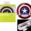 black white Captain America charger pad /wireless power bank charger