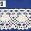 2015 hot sale white cotton lace trim,cotton crochet top lace