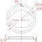 High Transmittance Glass Material 92mm 150 Degree Led Optical Lens Used for Cob Led Stree Light