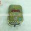 Metal souvenir compact mirror/charm brass cosmetic rhinestone mirror