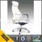 2016 High Quality most fish style aluminum armrest Popular deisgn soft PU armrest chair with aluminum five star base