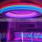 Top quality led flex tube waterproof IP65 led neon light holiday rope light outdoor white color led flexible neon strip light