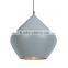 Beat lights in gray contemporary pendant lamp gray metal tom dixon lamp beat kitchen pendant light for home decor