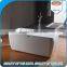 Simple style freestanding acrylic solid surface bathtub for hot sale