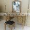 American country Style solid wood bedroom dresser with drawers and mirror