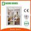 Residential luxury double door design aluminum alloy glass door for balcony use
