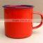 Printing Decal Customized Antique Metal Enamel Mug