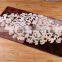 Flower pattern bath rugs set plastic rugs