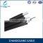 China Cable Manufacturer Changguang ftth FRP lszh fiber optic cable Self Supporting Bow Type Drop Cable