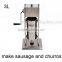 3L Commercial Stainless Steel Manual Hand Crank Sausage Stuffer and Churros Machine