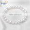 New style couple white button 9-10mm Women Natural pearl Bracelets