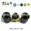 PG11 2Pin Waterproof Connector IP68 30A Nylon Screw Electric Cable Wire Butt Type