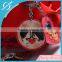 Fashion new hot selling make round acrylic keychains