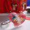 Fashion new hot selling make round acrylic keychains