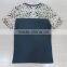 Latest printed round neck custom design high quality man's short T shirt