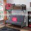 Strong Metal bed for student use metal Single Bunk bed