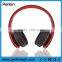 PB04B Stretchable and Folding bluetooth headset for both ears with wireless/wired headphone, MP3 player and FM radio