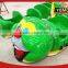 Family amusement park machine wacky worm mini caterpillar ride roller coaster for sale