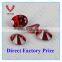 China Garnet Oval Machine Cut Gemstone For Jewelry Making