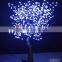 2m White Artificial outdoor lighted cherry blossom trees