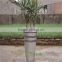 water proof conical painted color glass reinforced composite urn