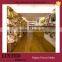 Top-quality MDF painted yellow color wall mount book display rack