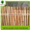Garden cleaning tools varnished smooth wooden handle stick for rake and shovel