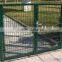 Wire Mesh Perimeter Security Panel gate System/ construction welded nylofor 3D wire panel fence gate
