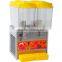 double tank 18liters commercial cold and hot juicer dispenser