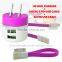 3 IN 1 dual usb charger 2.1A micro usb cable with usb cable For samsung HTC iphone