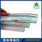 Clear and flexible reinforced pressure resistant industrial hose