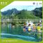 new design water sport transparent clear glass bottom paddle boat for sale