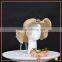Abstract egg fabric mannequin head for hat wig display